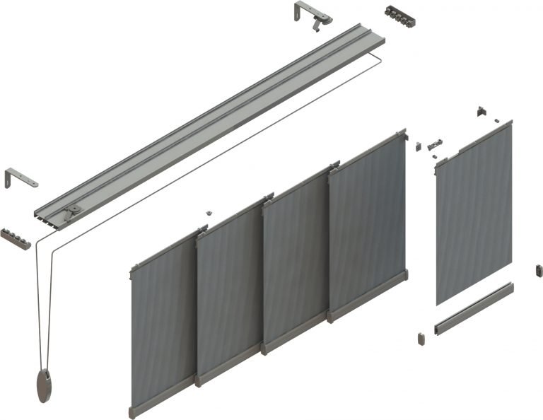 Panel Track Exploded View